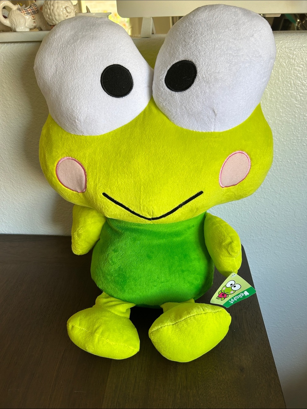 Keroppi Sanrio rare 20” plush with tag